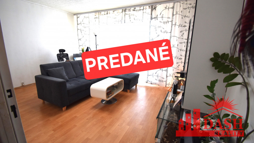 PREDANÉ -Na predaj zariadený 2 izbový byt s lodžiou, Trenčín, Žilinská