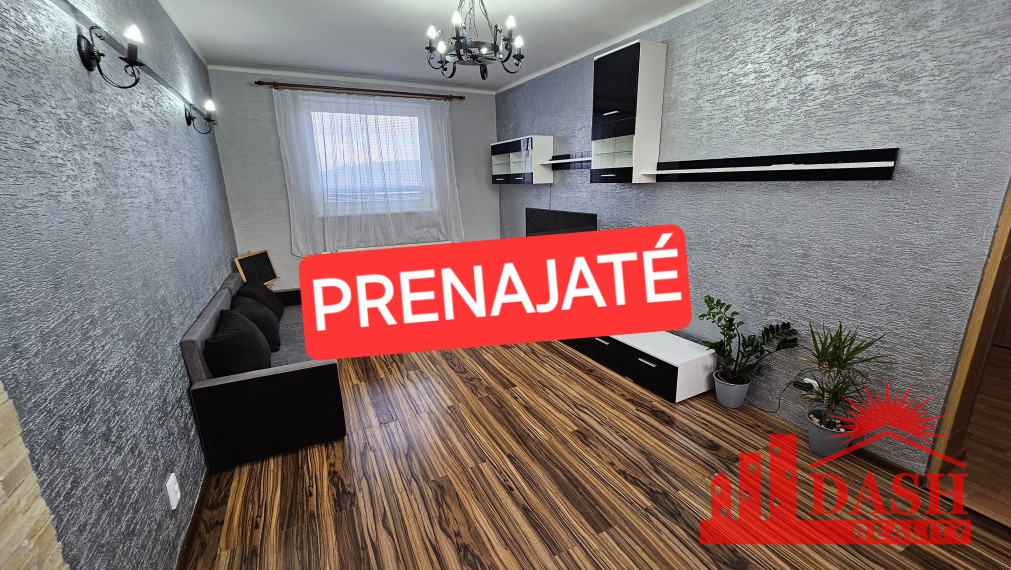 PRENAJATÉ -Na prenájom zariadený 3 izbový byt s park.miestom, Trenčín, ul. Nábrežná