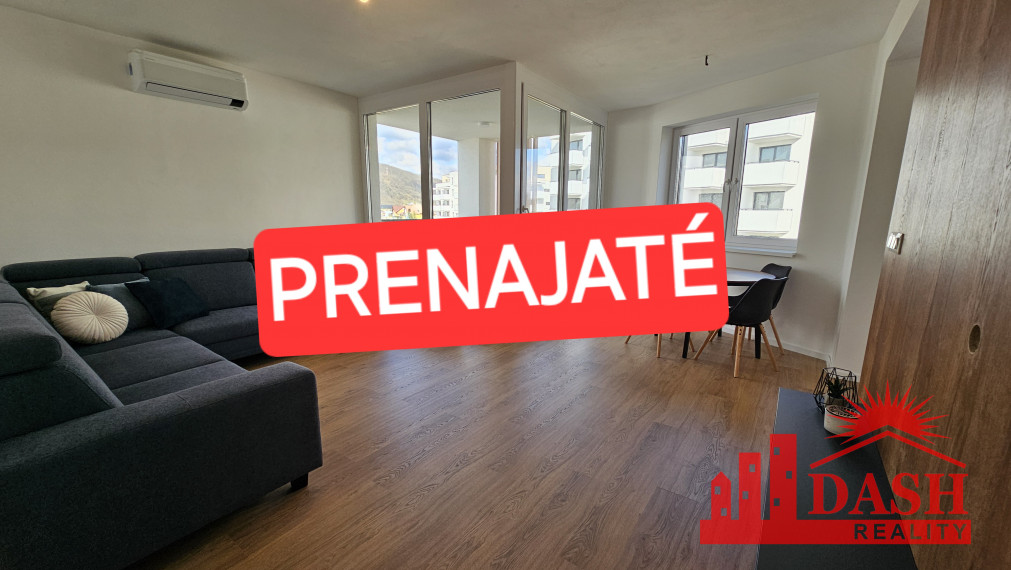 PRENAJATÉ -Na prenájom 2 izbový byt v novostavbe, 69 m2, Trenčín, V. Predmerského