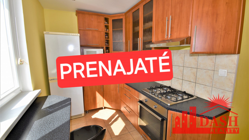 PRENAJATÉ - Na prenájom zariadený 1 izbový byt s lodžiou, Trenčín, Halalovka